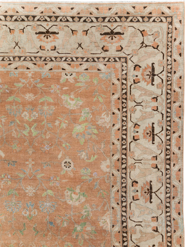 Vintage Persian Sarouk Carpet, No.24211 - Gsblank