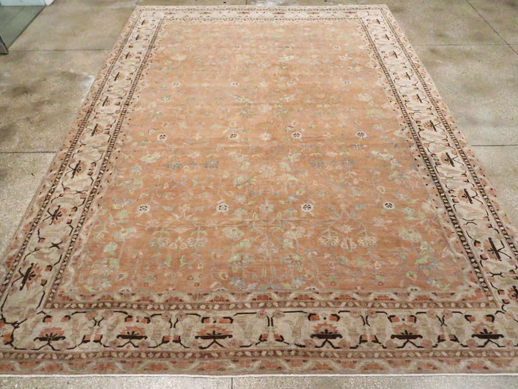 Vintage Persian Sarouk Carpet, No.24211 - Gsblank