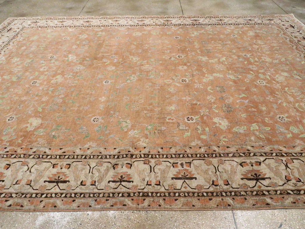 Vintage Persian Sarouk Carpet, No.24211 - Gsblank