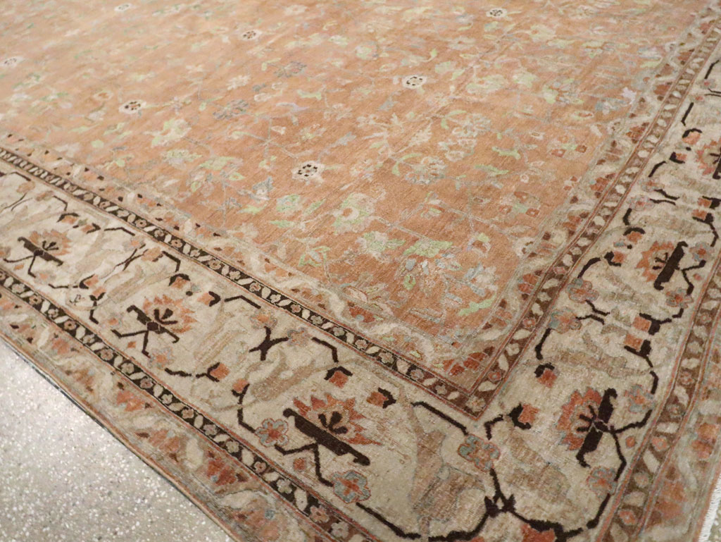 Vintage Persian Sarouk Carpet, No.24211 - Gsblank