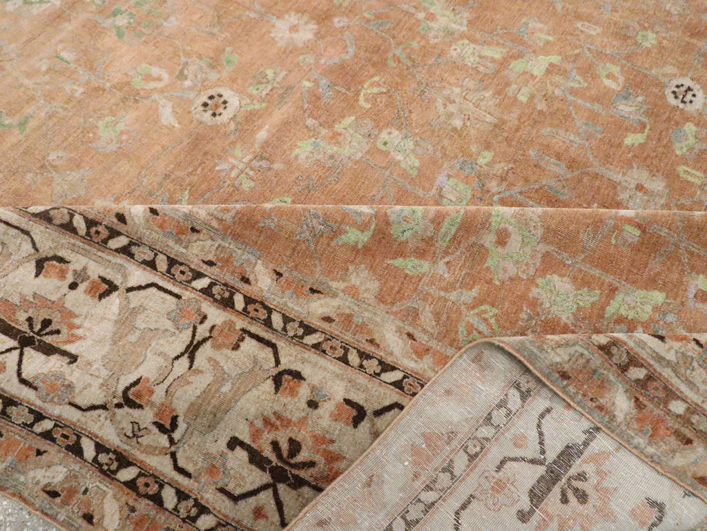 Vintage Persian Sarouk Carpet, No.24211 - Gsblank