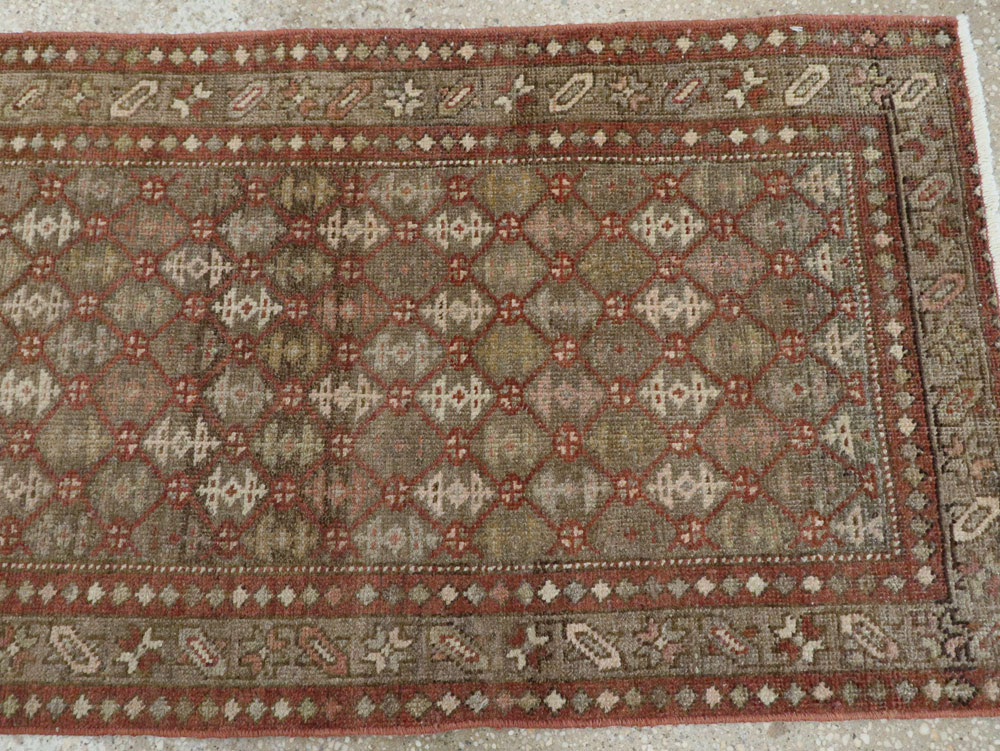 Vintage Persian Malayer Runner, No.24214 - Gsblank