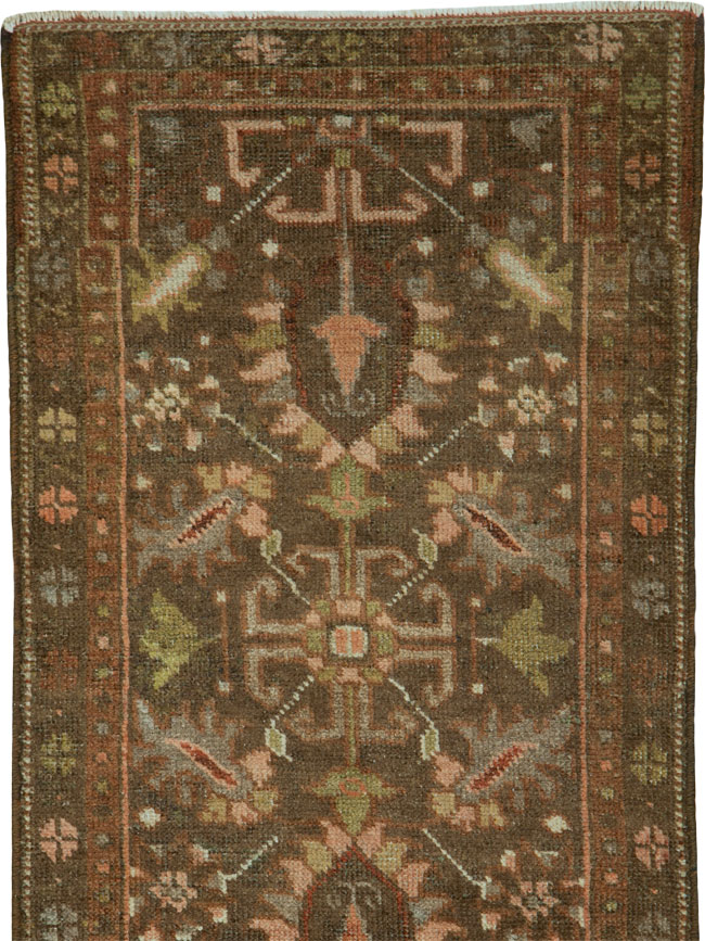 Vintage Persian Malayer Runner, No.24215 - Gsblank