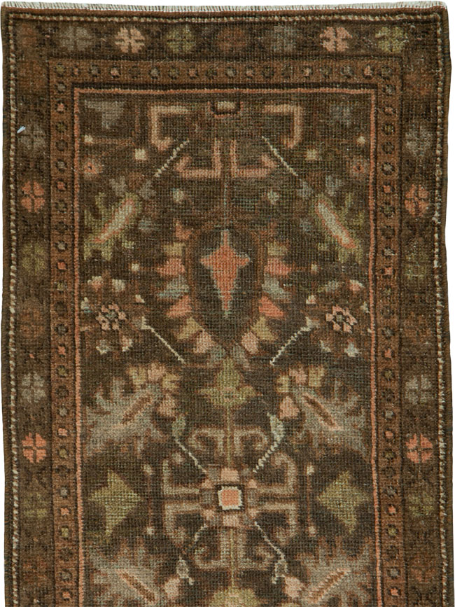 Vintage Persian Malayer Runner, No.24215 - Gsblank
