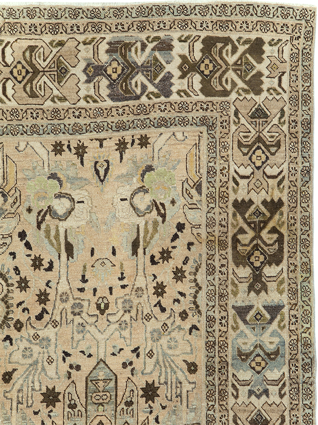Antique Persian Tabriz Carpet, No.24216 - Gsblank