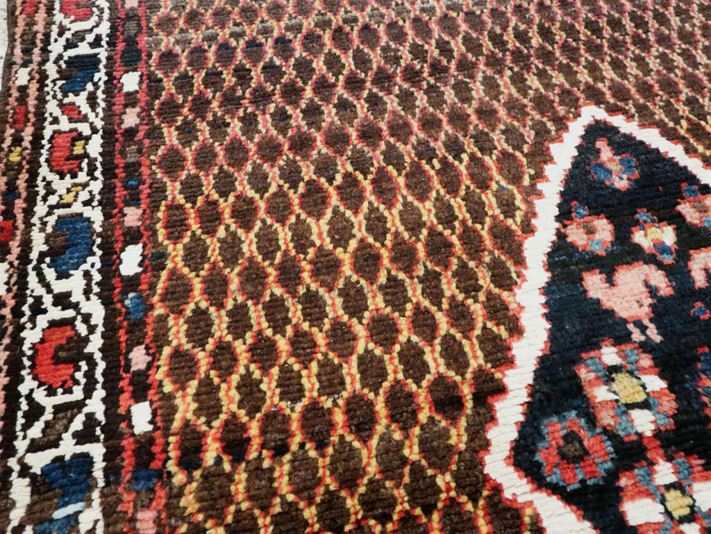 Vintage Persian Hamadan Carpet, No.24217 - Gsblank