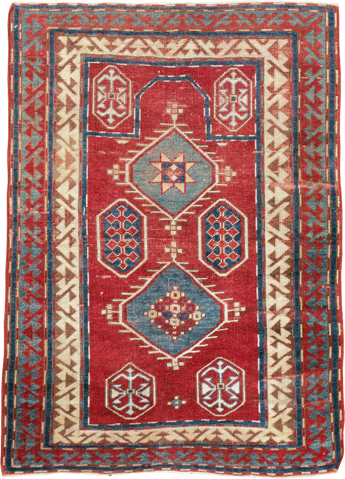 Antique Caucasian Kazak Rug, No.24221 - Gsblank