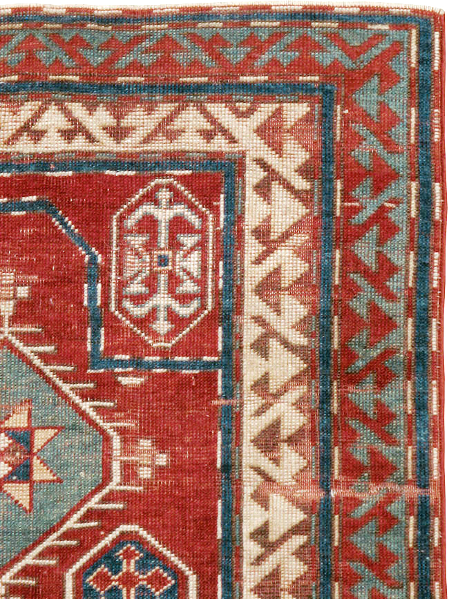 Antique Caucasian Kazak Rug, No.24221 - Gsblank