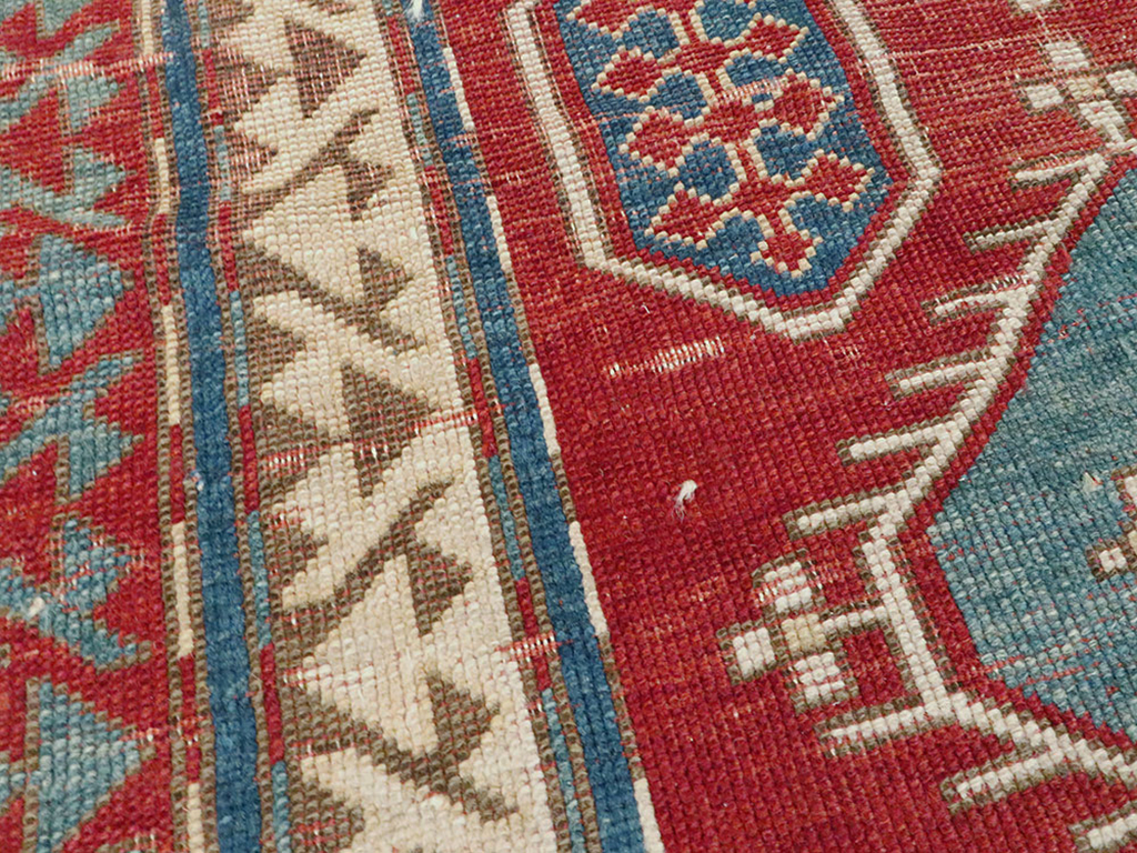 Antique Caucasian Kazak Rug, No.24221 - Gsblank