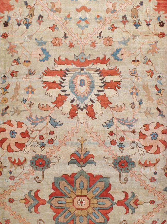 Modern Persian Sultanabad Oversize Carpet, No.24225 - Gsblank