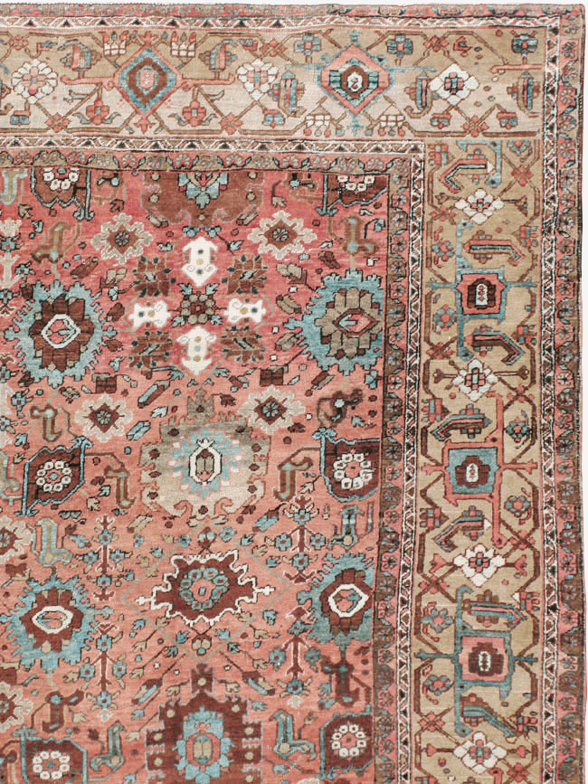 Antique Persian Heriz Carpet, No.24229 - Gsblank