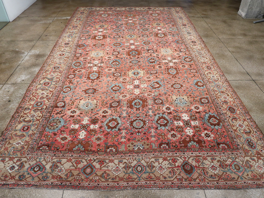 Antique Persian Heriz Carpet, No.24229 - Gsblank