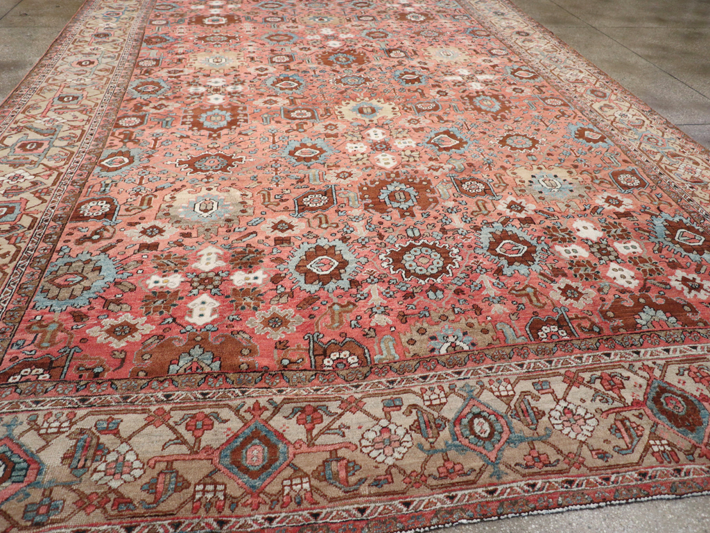Antique Persian Heriz Carpet, No.24229 - Gsblank