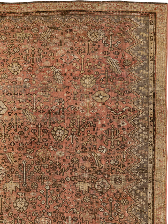 Antique Persian Kurdish Accent Rug, No.24236 - Gsblank