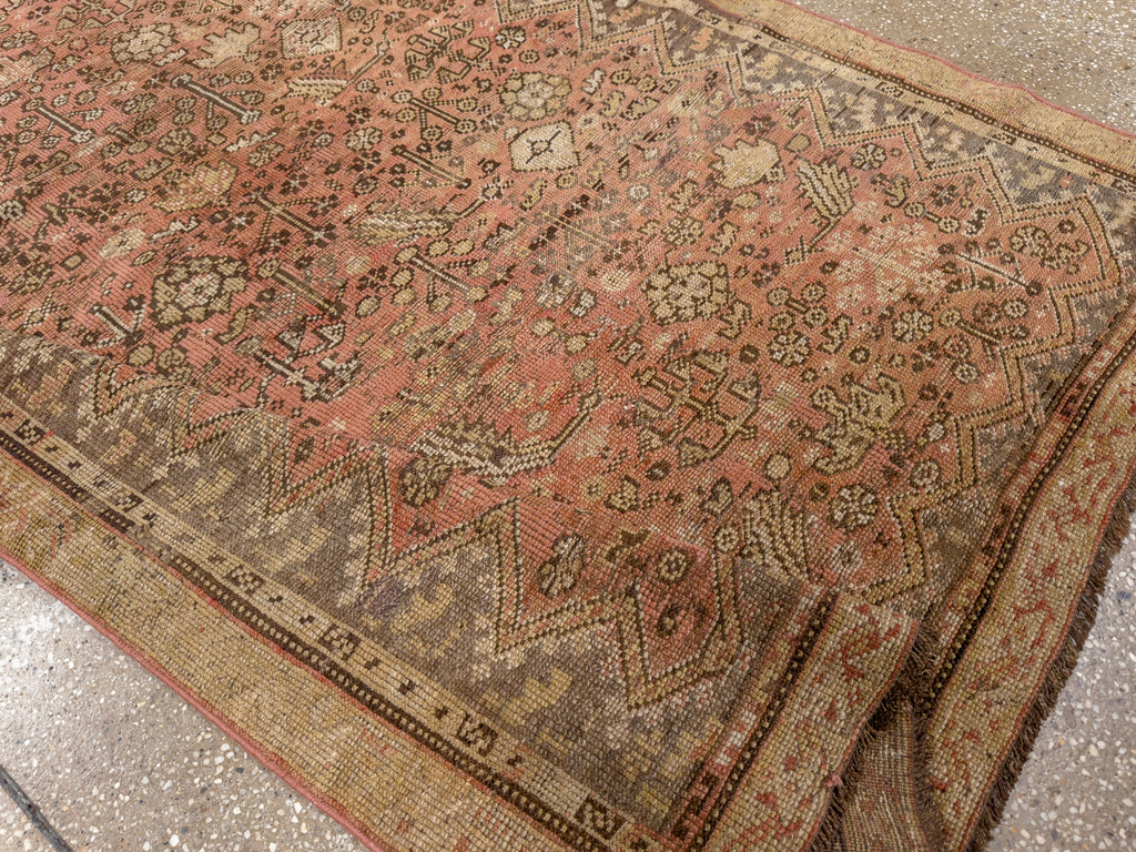 Antique Persian Kurdish Accent Rug, No.24236 - Gsblank
