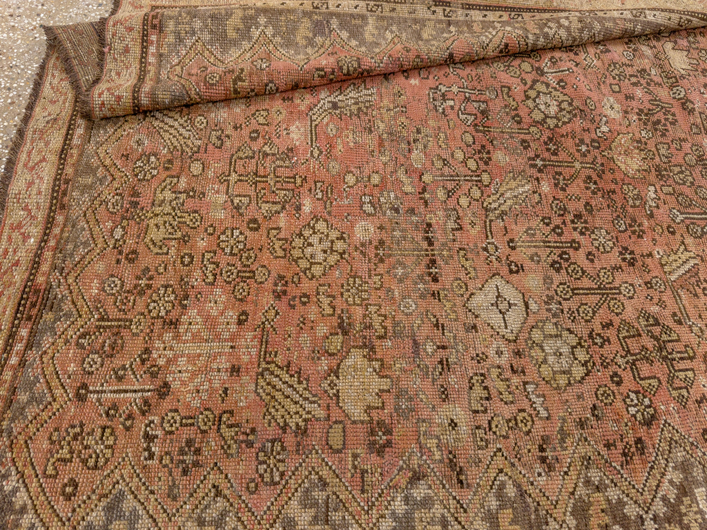 Antique Persian Kurdish Accent Rug, No.24236 - Gsblank