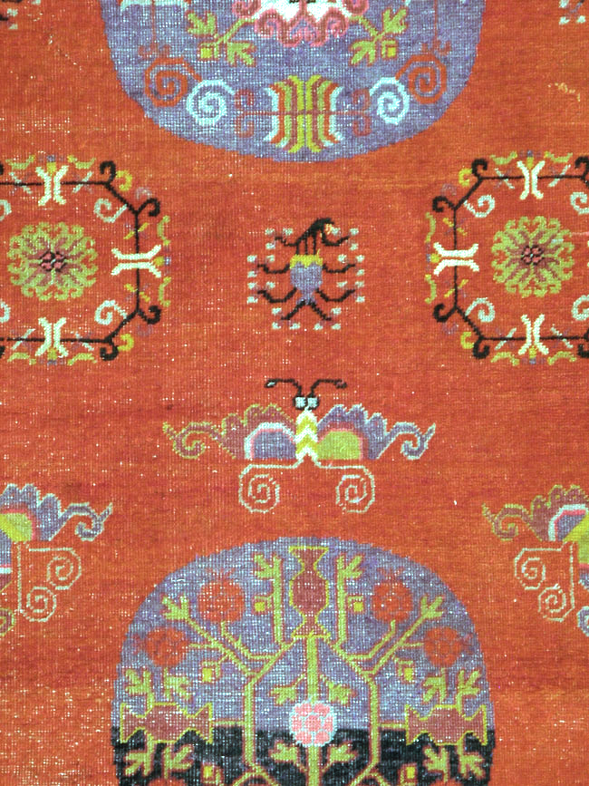Antique East Turkestan Khotan Gallery Carpet, No.24237 - Gsblank