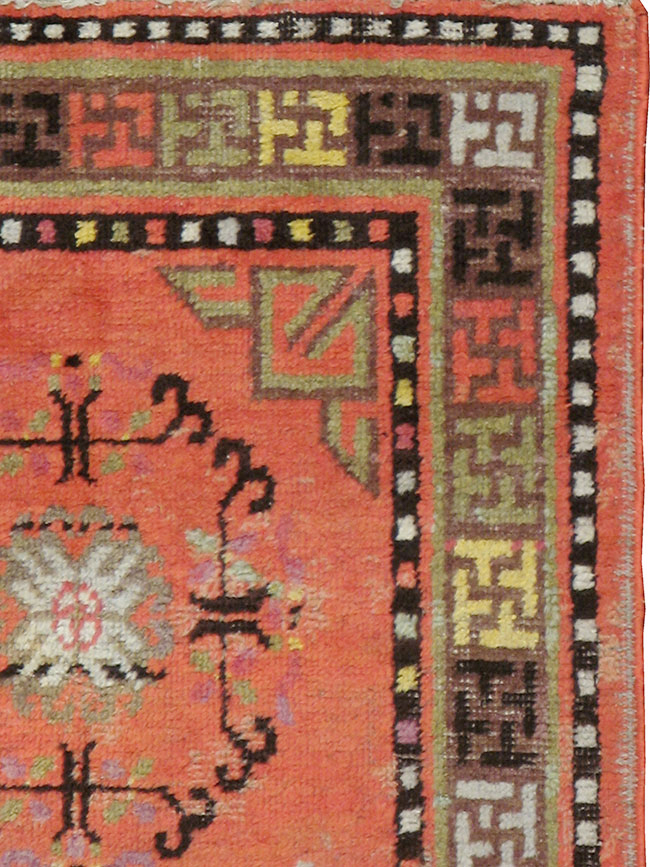 Antique East Turkestan Khotan Rug, No.24239 - Gsblank