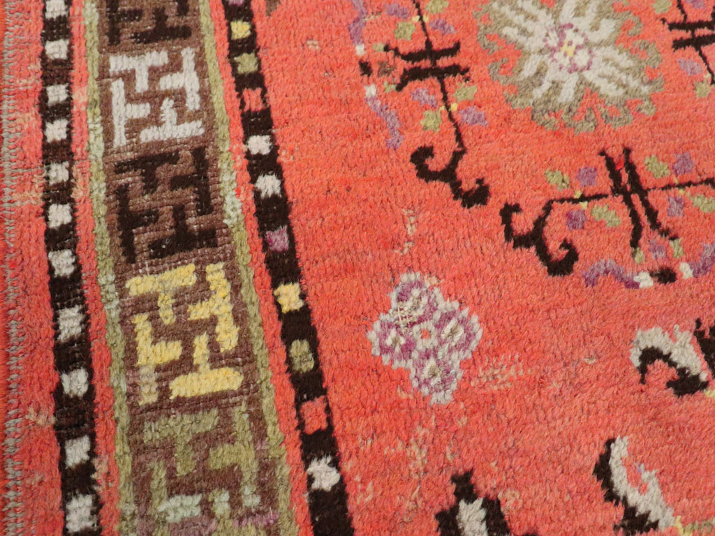 Antique East Turkestan Khotan Rug, No.24239 - Gsblank