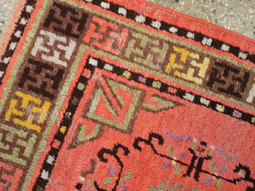 Antique East Turkestan Khotan Rug, No.24239 - Gsblank