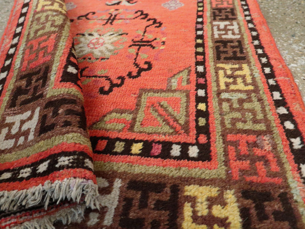 Antique East Turkestan Khotan Rug, No.24239 - Gsblank