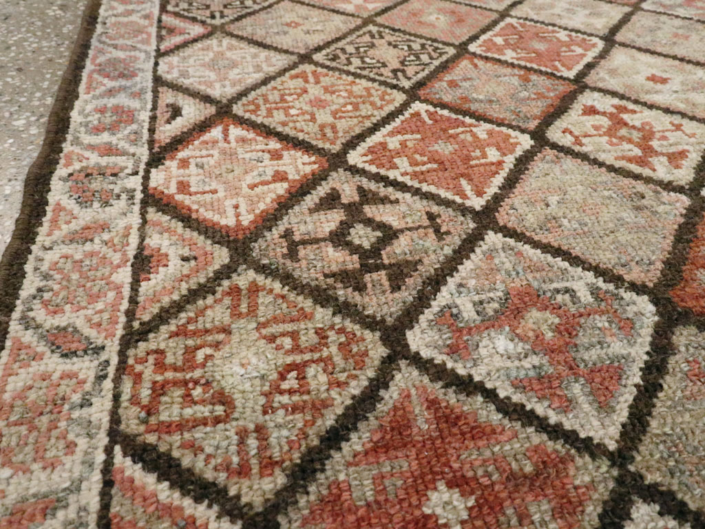 Antique Persian Kurdish Square Rug (Pair: 2 of 2), No.24249 - Gsblank