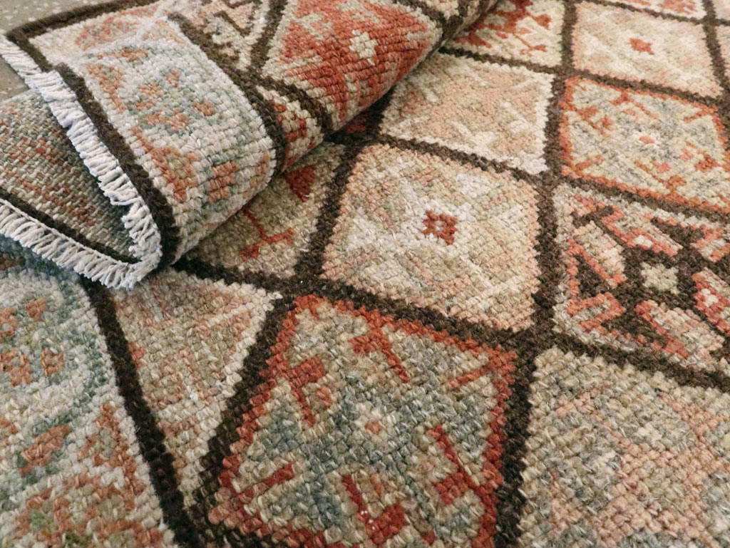 Antique Persian Kurdish Square Rug (Pair: 2 of 2), No.24249 - Gsblank