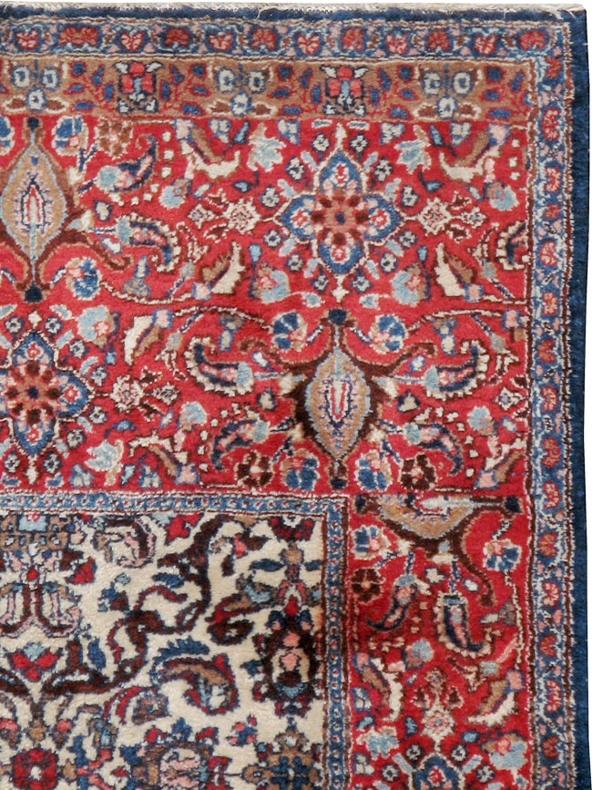 Vintage Persian Isfahan Rug, No.24252 - Gsblank