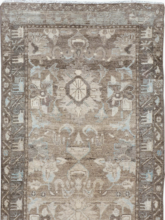 Vintage Persian Malayer Runner (Pair: 1 of 2), No.24260 - Gsblank