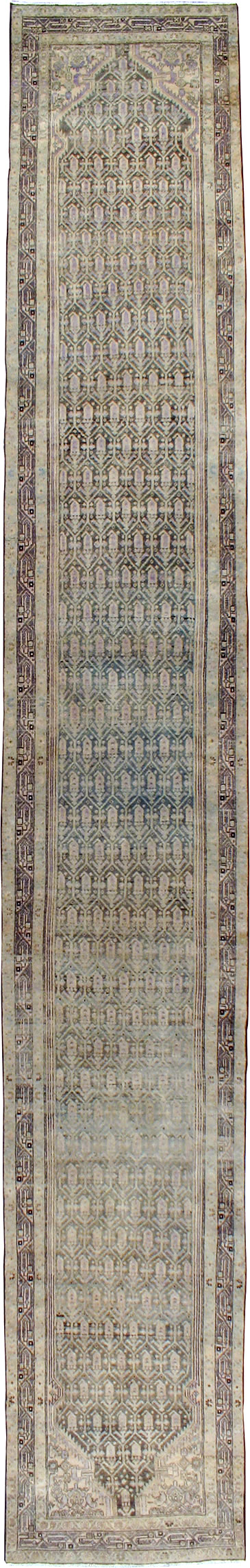 Vintage Persian Malayer Runner, No.24262 - Gsblank