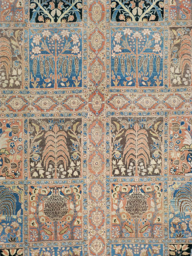 Antique Persian Tabriz Hagi Jalili Carpet, No.24283 - Gsblank
