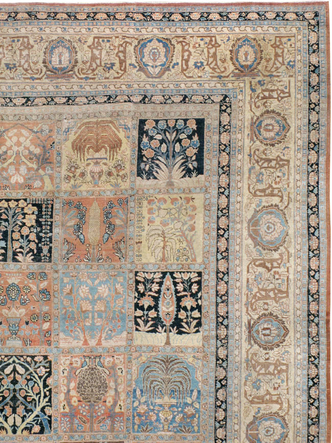 Antique Persian Tabriz Hagi Jalili Carpet, No.24283 - Gsblank