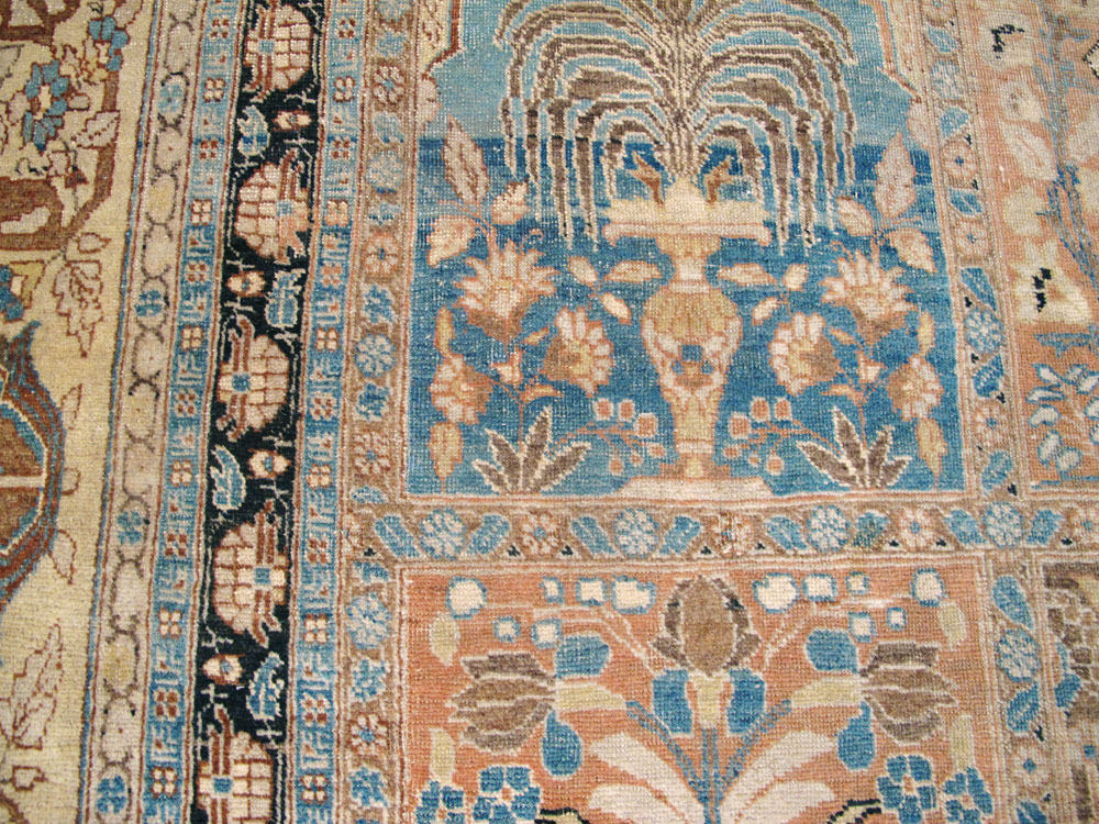 Antique Persian Tabriz Hagi Jalili Carpet, No.24283 - Gsblank