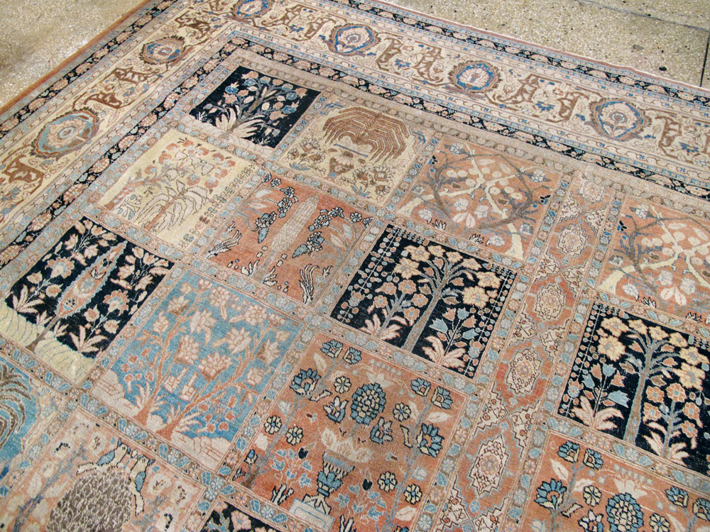 Antique Persian Tabriz Hagi Jalili Carpet, No.24283 - Gsblank