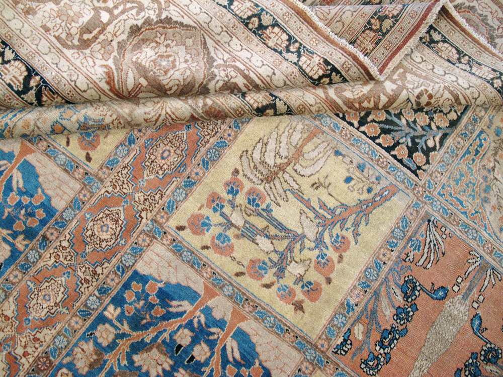 Antique Persian Tabriz Hagi Jalili Carpet, No.24283 - Gsblank