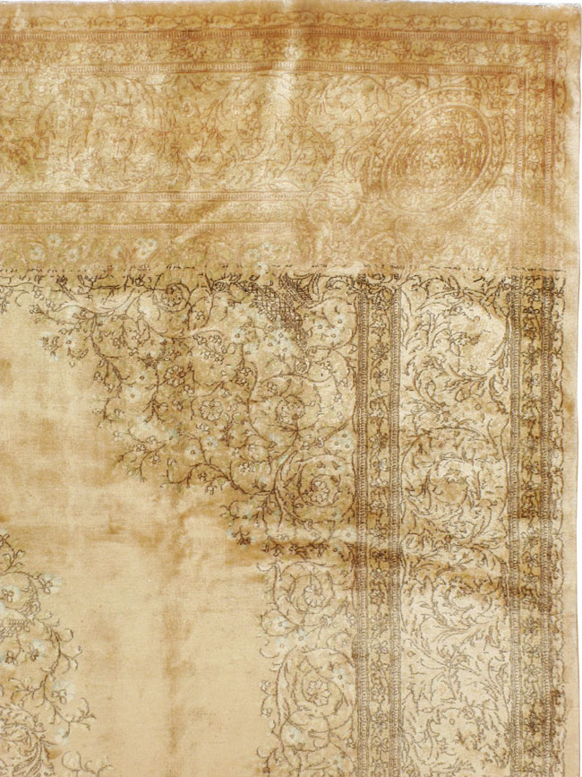 Vintage Persian Kerman Carpet, No.24298 - Gsblank