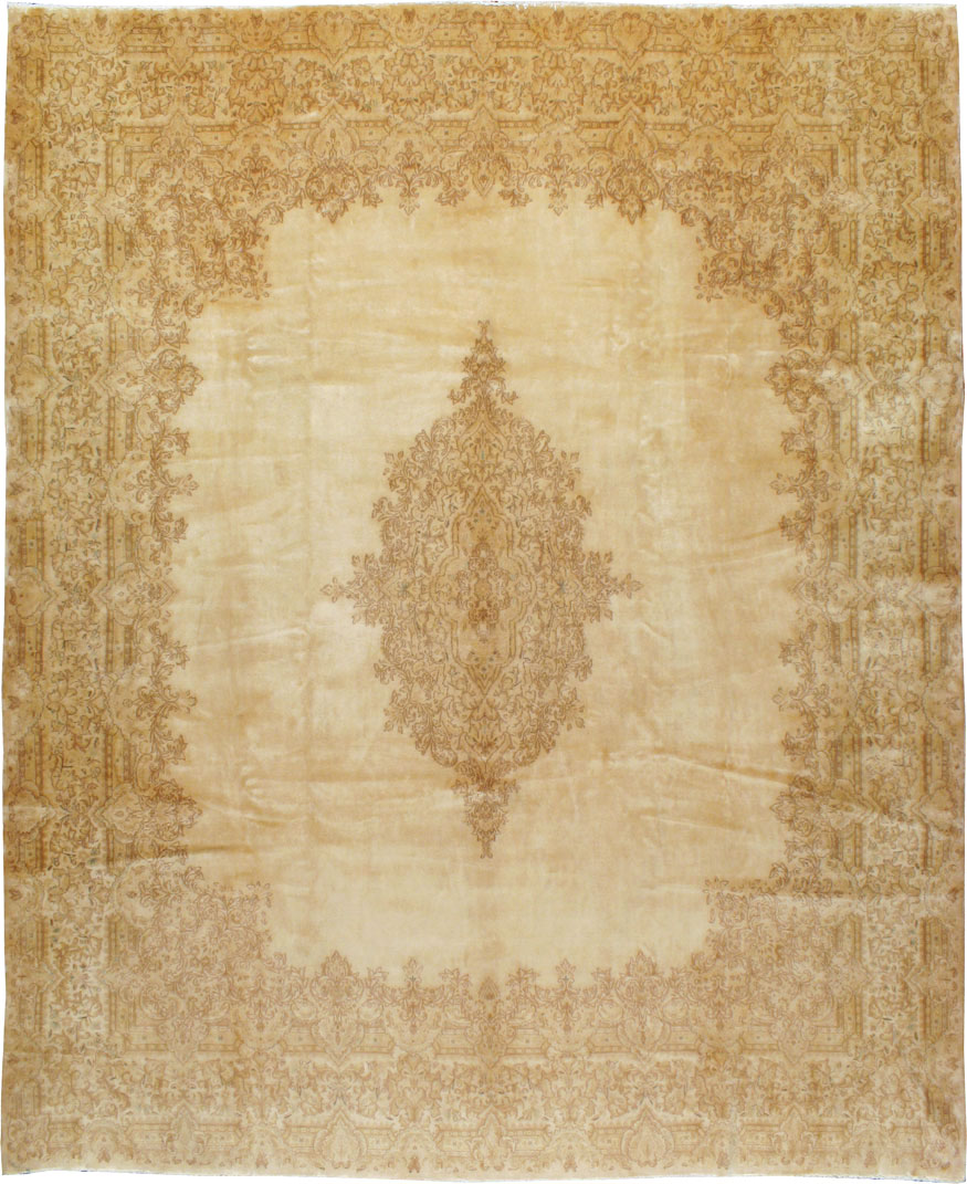 Vintage Persian Kerman Carpet, No.24299 - Gsblank