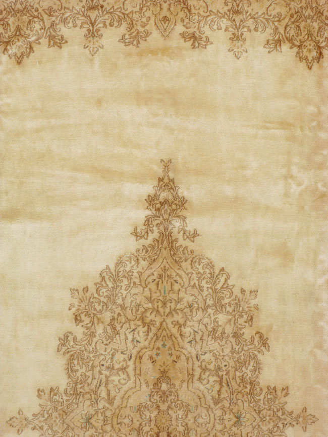Vintage Persian Kerman Carpet, No.24299 - Gsblank