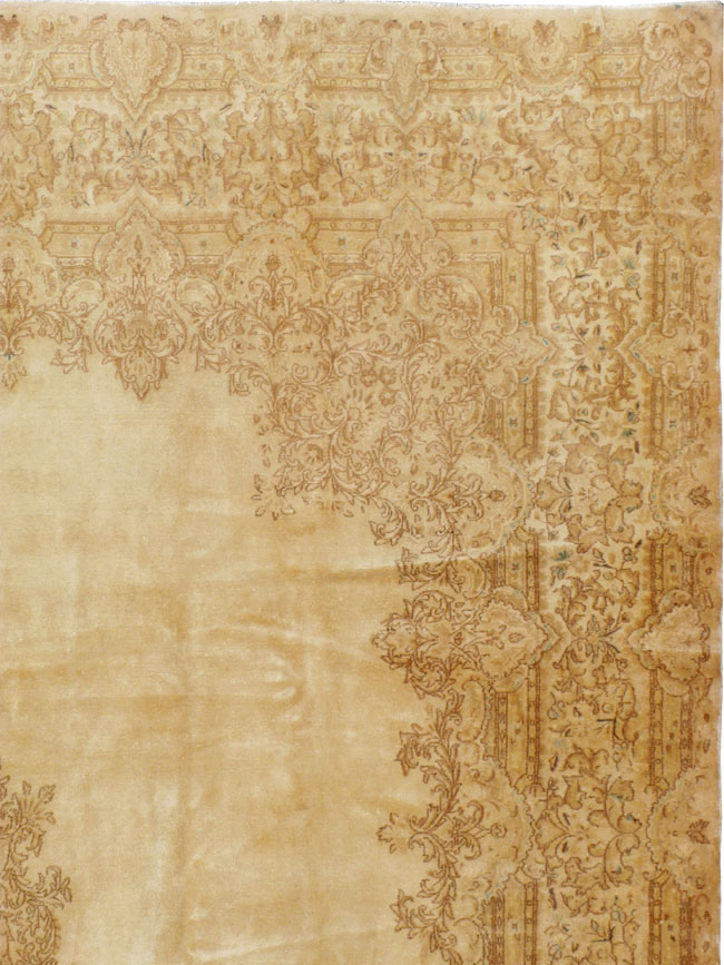 Vintage Persian Kerman Carpet, No.24299 - Gsblank