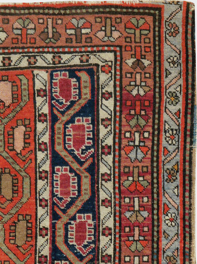 Antique Caucasian Karabagh Rug, No.24304 - Gsblank