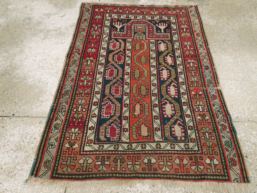 Antique Caucasian Karabagh Rug, No.24304 - Gsblank