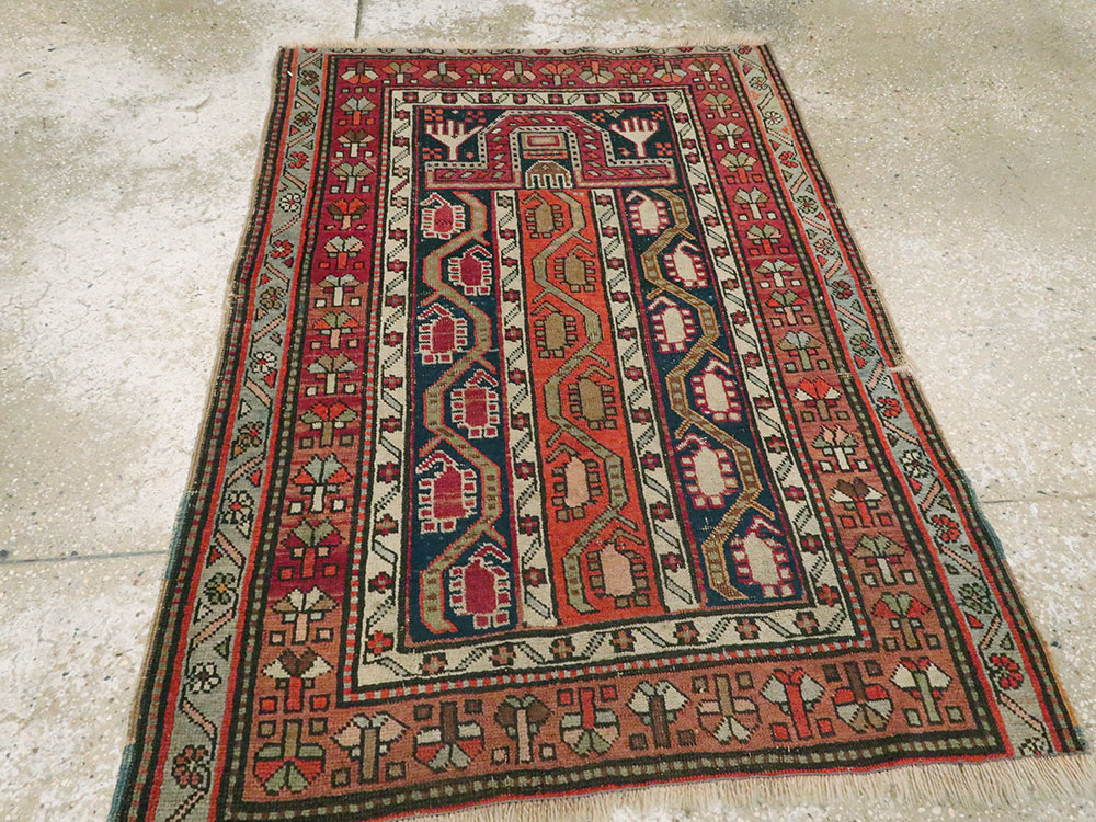 Antique Caucasian Karabagh Rug, No.24304 - Gsblank