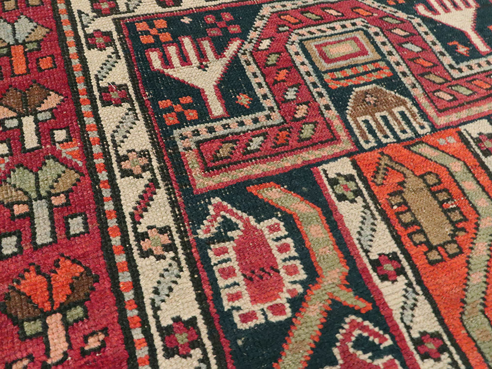 Antique Caucasian Karabagh Rug, No.24304 - Gsblank