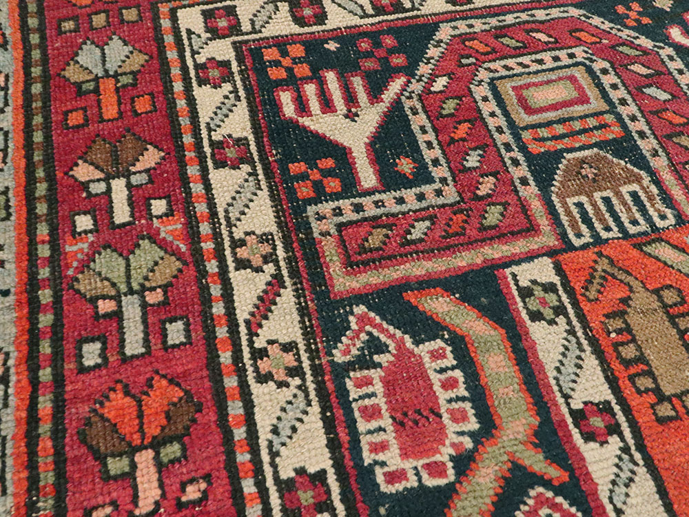 Antique Caucasian Karabagh Rug, No.24304 - Gsblank