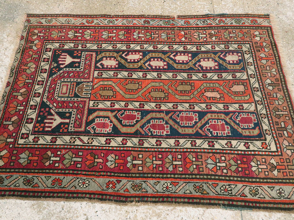 Antique Caucasian Karabagh Rug, No.24304 - Gsblank