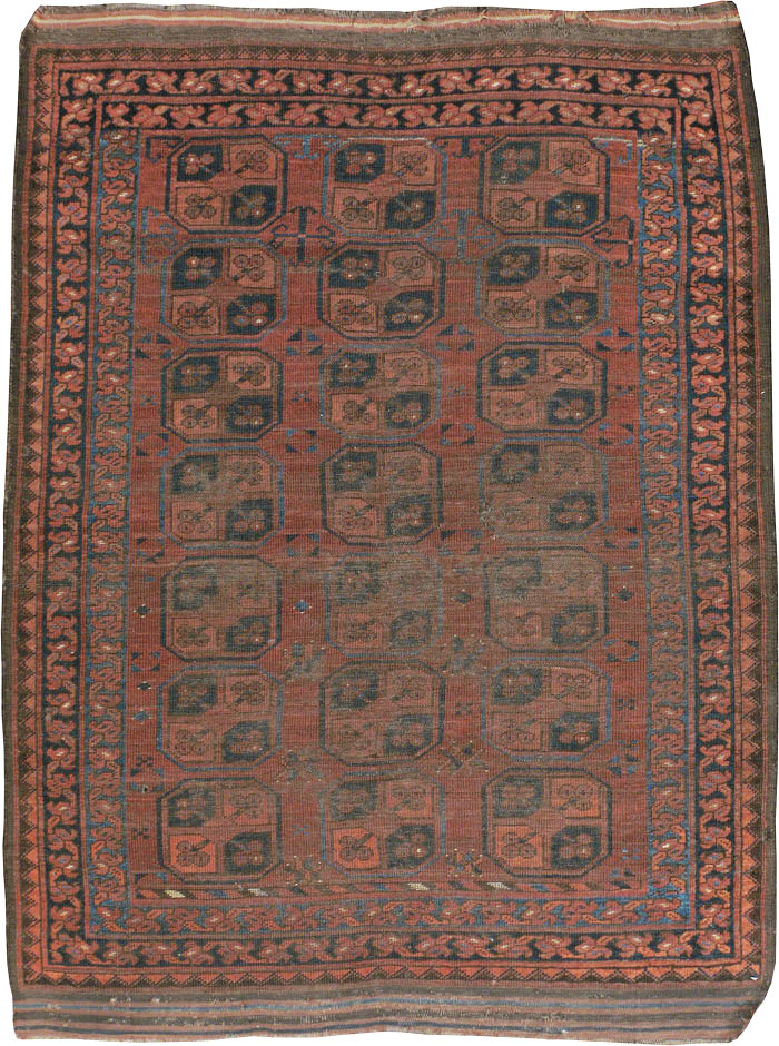 Antique Afghan Ersari Turkoman Rug, No.24306 - Gsblank