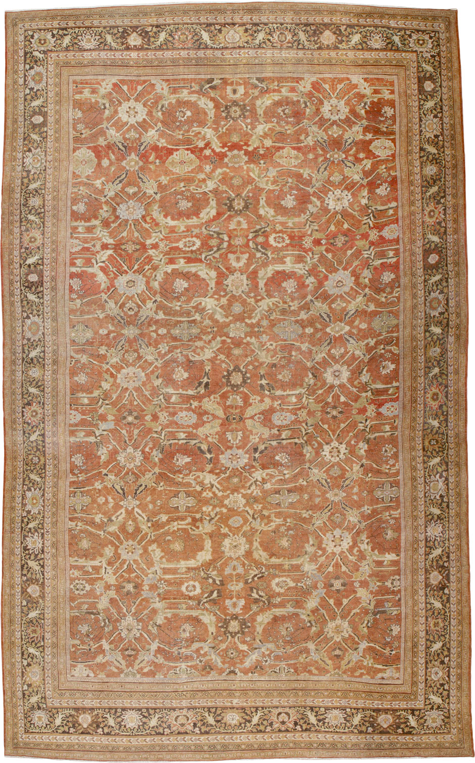 Antique Persian Mahal Carpet, No.24314 - Gsblank