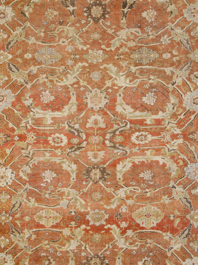 Antique Persian Mahal Carpet, No.24314 - Gsblank
