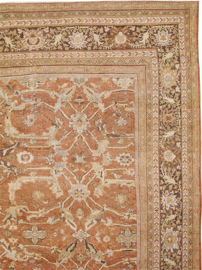 Antique Persian Mahal Carpet, No.24314 - Gsblank