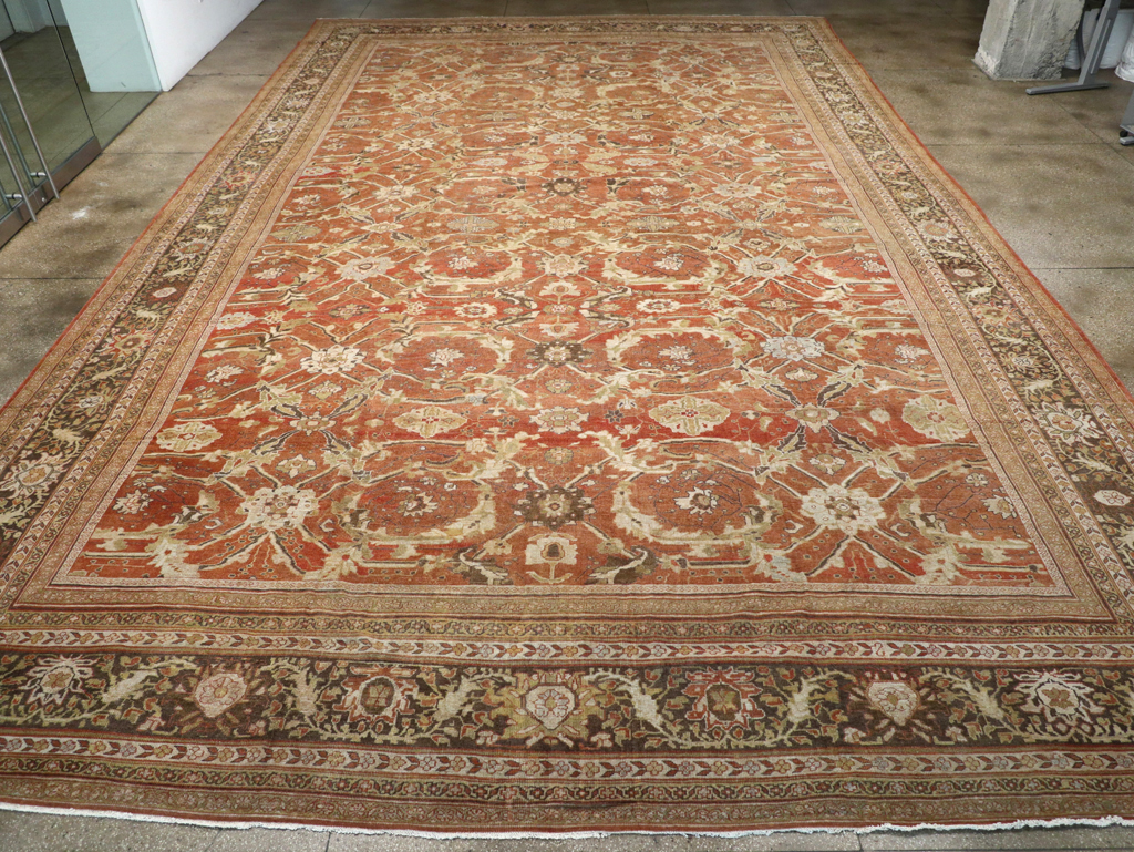 Antique Persian Mahal Carpet, No.24314 - Gsblank